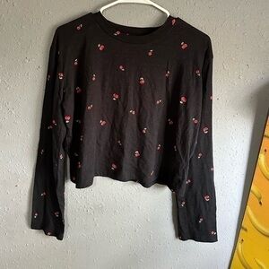 Pink long sleeve top